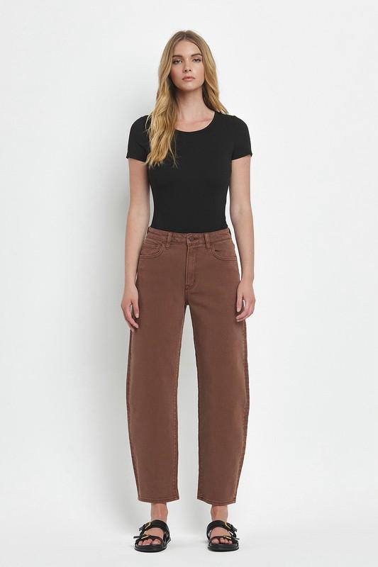 BARREL JEANS MOCHA