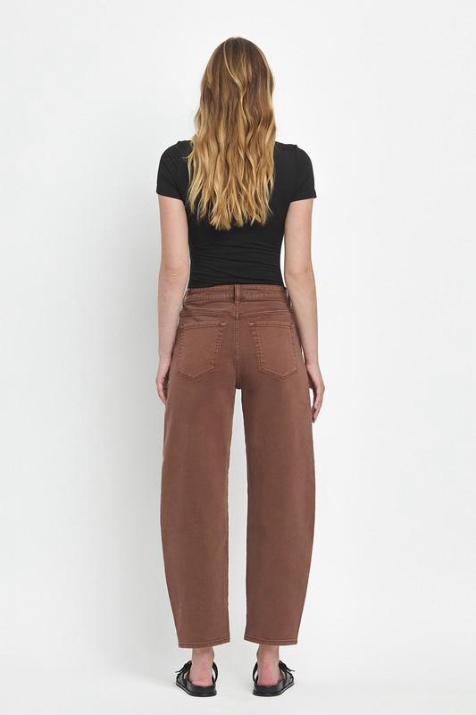 BARREL JEANS MOCHA