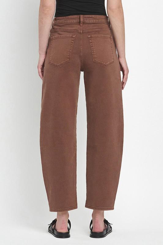 BARREL JEANS MOCHA